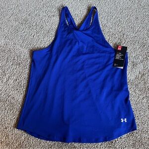 Under Armour Royal Blue Open Back Tank Top